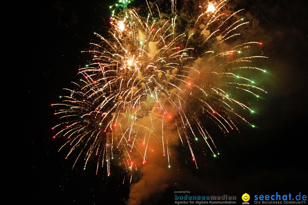 Hafenfest mit Feuerwerk: Bregenz am Bodensee, 27.08.2016