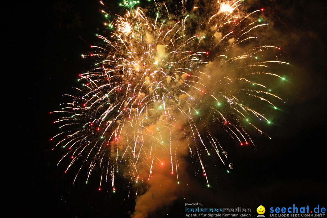 Hafenfest mit Feuerwerk: Bregenz am Bodensee, 27.08.2016