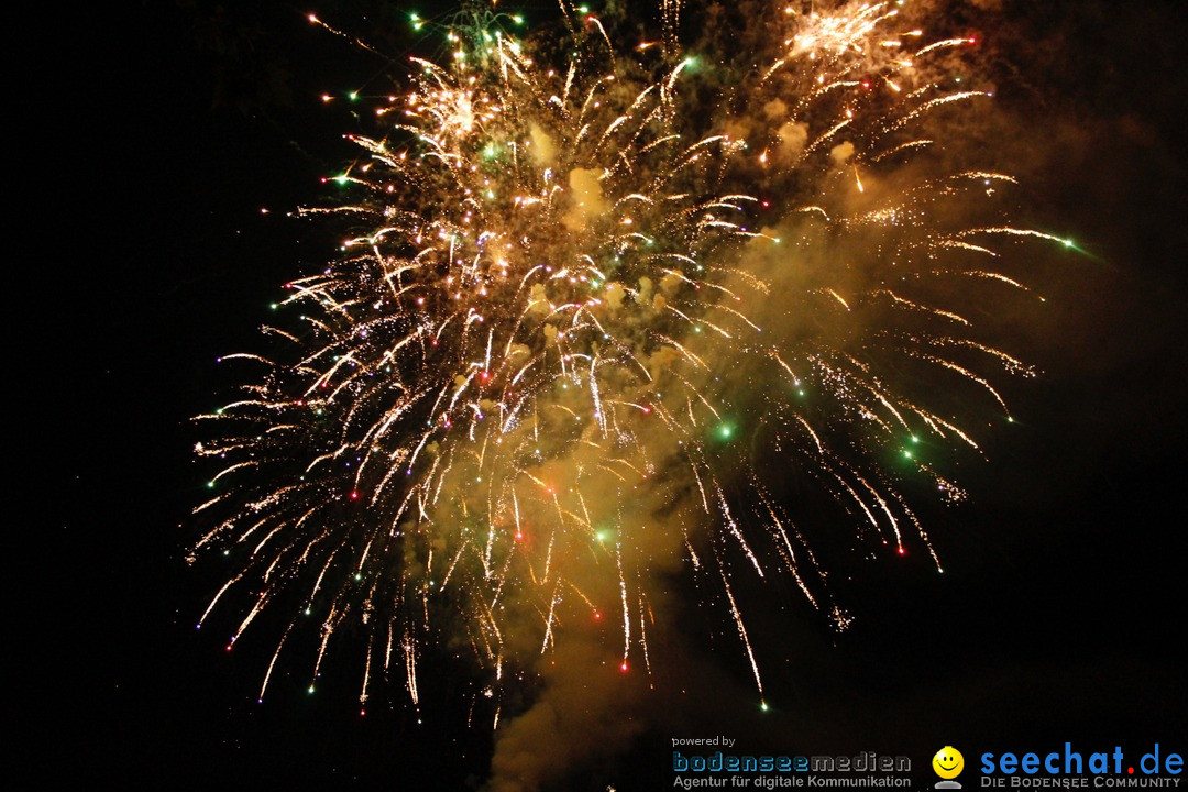 Hafenfest mit Feuerwerk: Bregenz am Bodensee, 27.08.2016