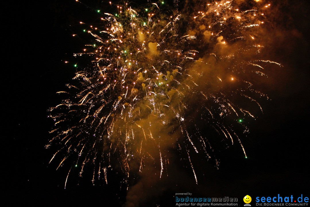 Hafenfest mit Feuerwerk: Bregenz am Bodensee, 27.08.2016