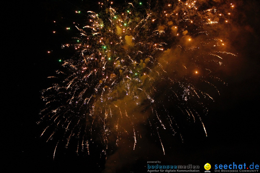 Hafenfest mit Feuerwerk: Bregenz am Bodensee, 27.08.2016