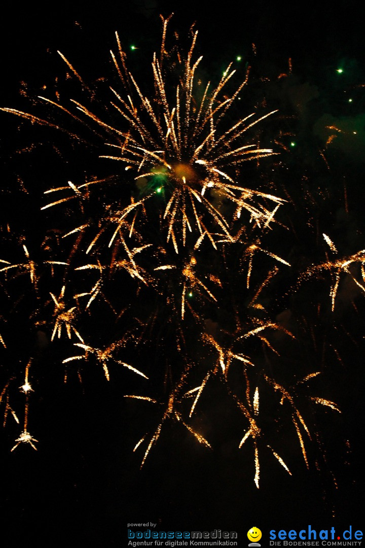 Hafenfest mit Feuerwerk: Bregenz am Bodensee, 27.08.2016