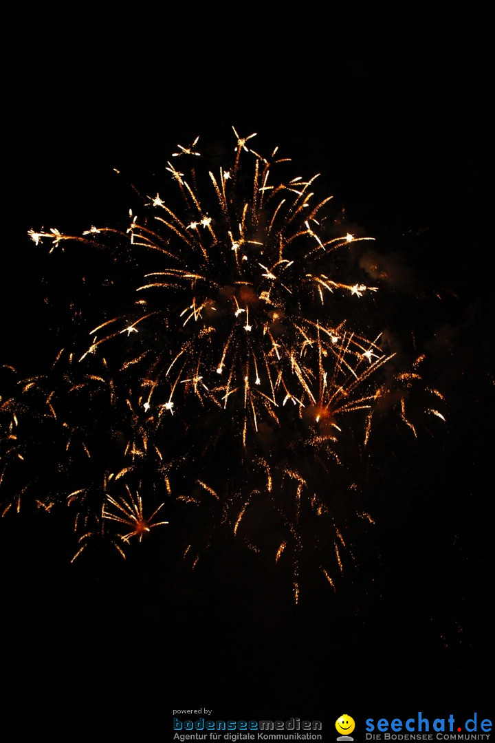 Hafenfest mit Feuerwerk: Bregenz am Bodensee, 27.08.2016