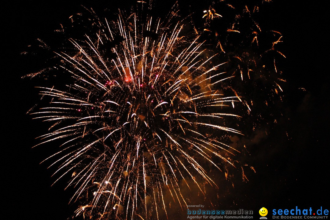 Hafenfest mit Feuerwerk: Bregenz am Bodensee, 27.08.2016