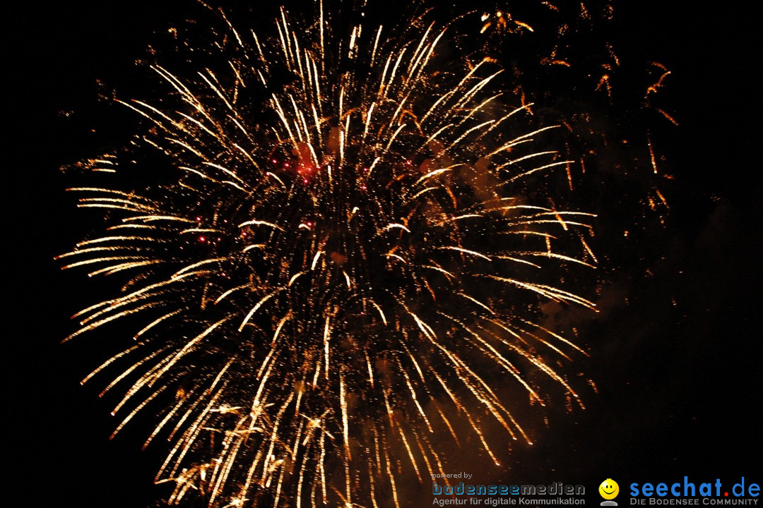 Hafenfest mit Feuerwerk: Bregenz am Bodensee, 27.08.2016