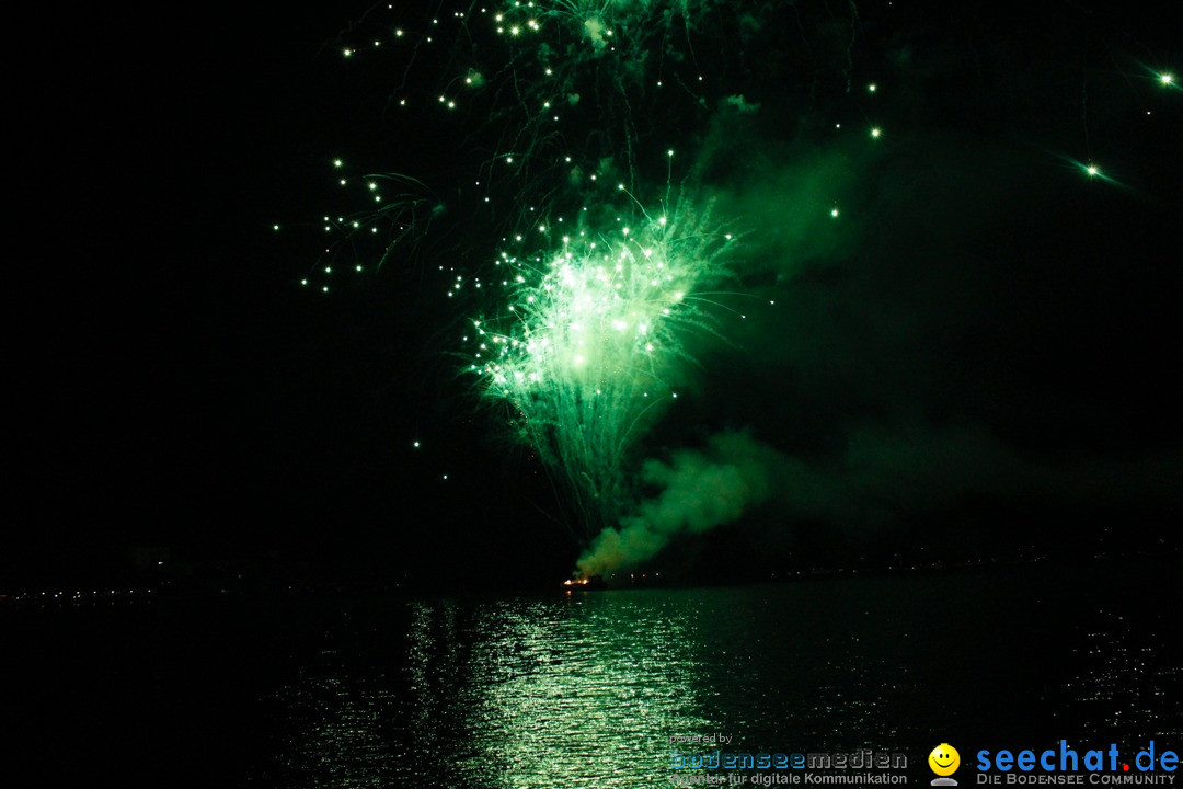 Hafenfest mit Feuerwerk: Bregenz am Bodensee, 27.08.2016