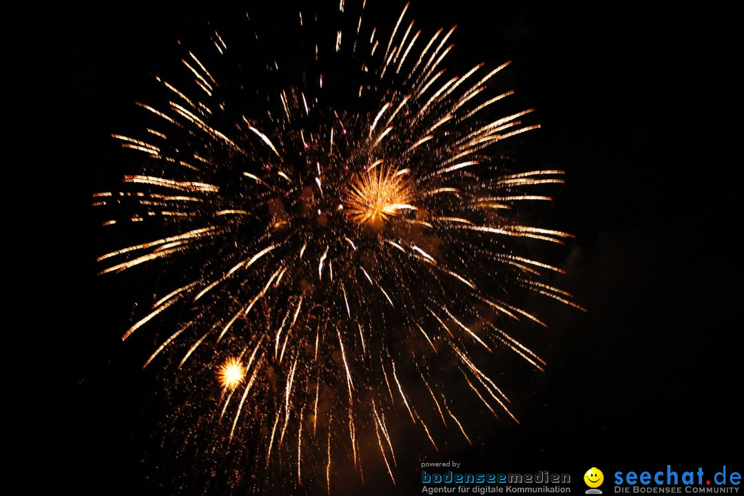 Hafenfest mit Feuerwerk: Bregenz am Bodensee, 27.08.2016