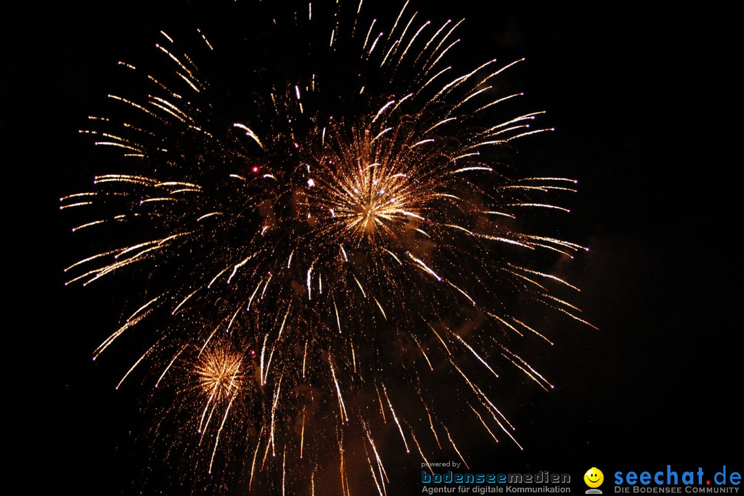 Hafenfest mit Feuerwerk: Bregenz am Bodensee, 27.08.2016