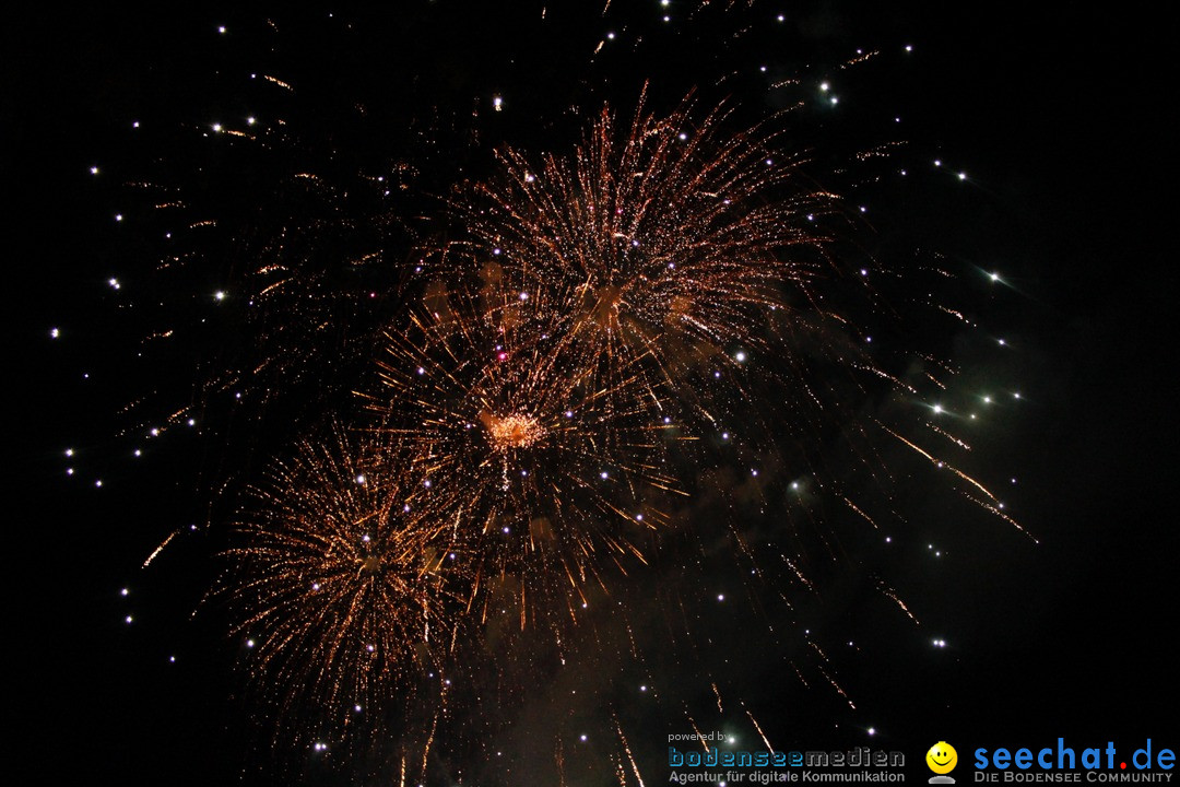 Hafenfest mit Feuerwerk: Bregenz am Bodensee, 27.08.2016