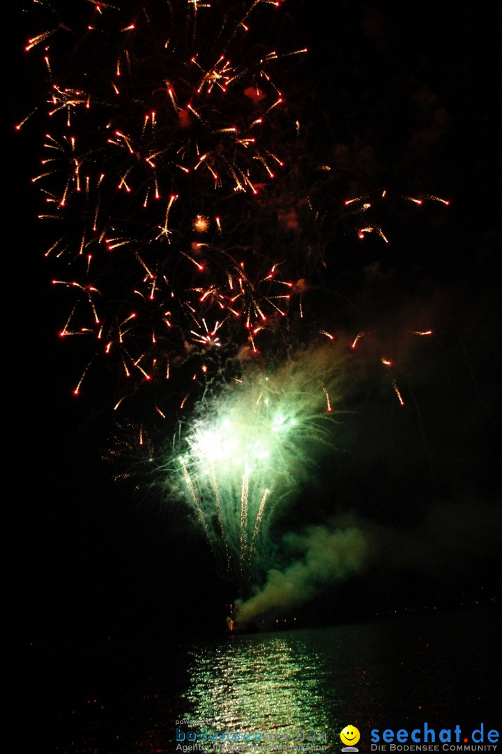 Hafenfest mit Feuerwerk: Bregenz am Bodensee, 27.08.2016