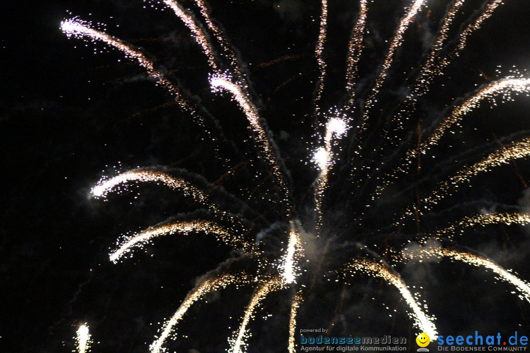 Hafenfest mit Feuerwerk: Bregenz am Bodensee, 27.08.2016