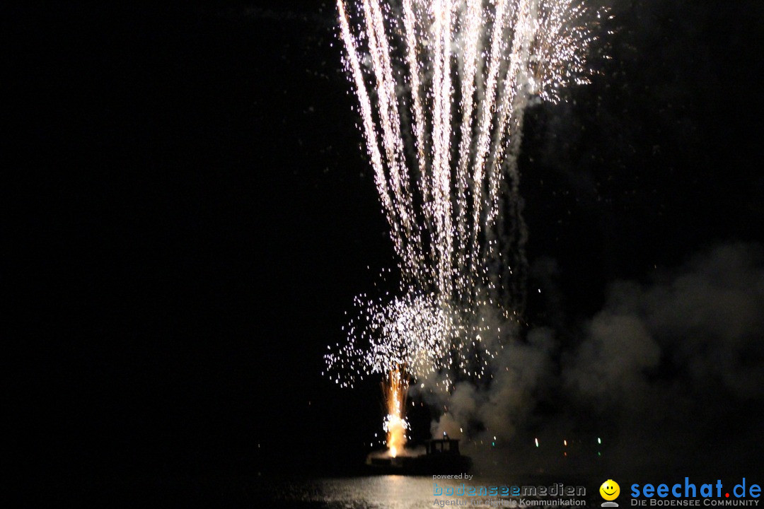 Hafenfest mit Feuerwerk: Bregenz am Bodensee, 27.08.2016