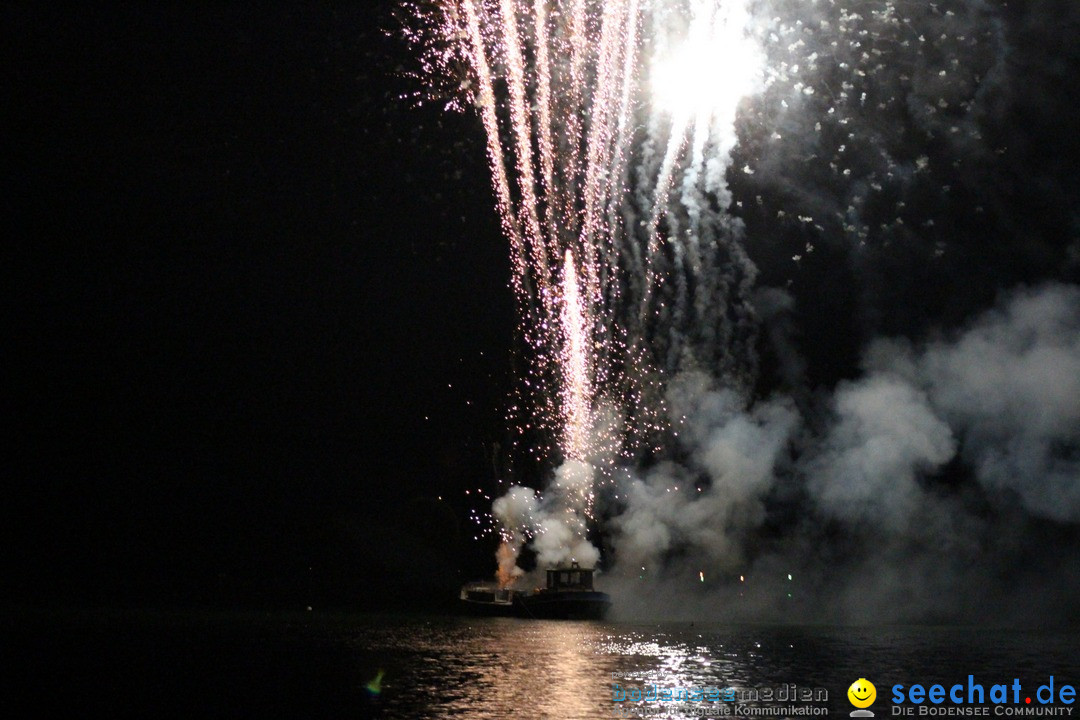 Hafenfest mit Feuerwerk: Bregenz am Bodensee, 27.08.2016