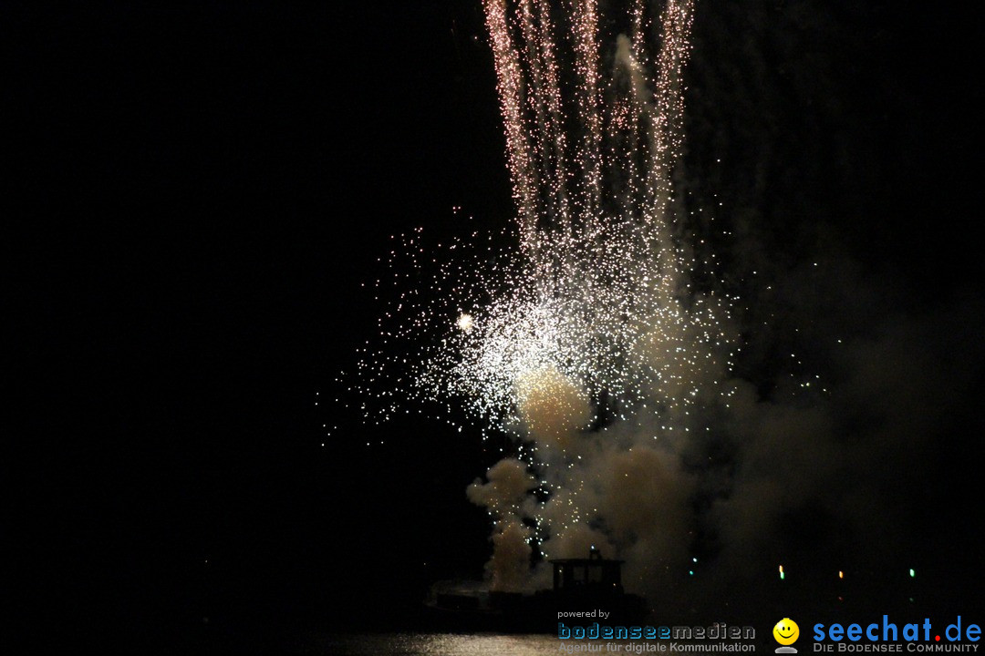 Hafenfest mit Feuerwerk: Bregenz am Bodensee, 27.08.2016