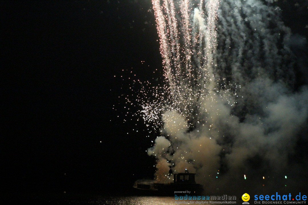 Hafenfest mit Feuerwerk: Bregenz am Bodensee, 27.08.2016