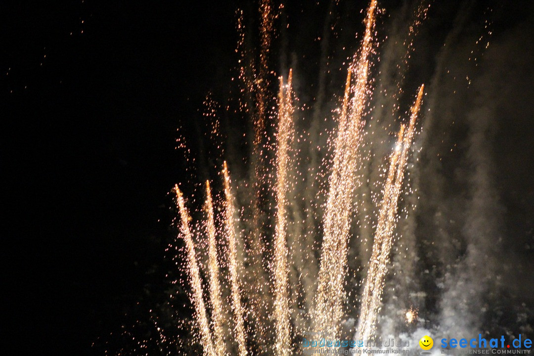 Hafenfest mit Feuerwerk: Bregenz am Bodensee, 27.08.2016