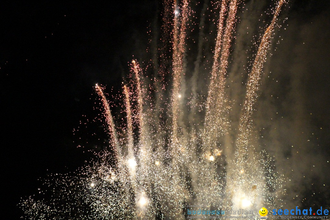 Hafenfest mit Feuerwerk: Bregenz am Bodensee, 27.08.2016