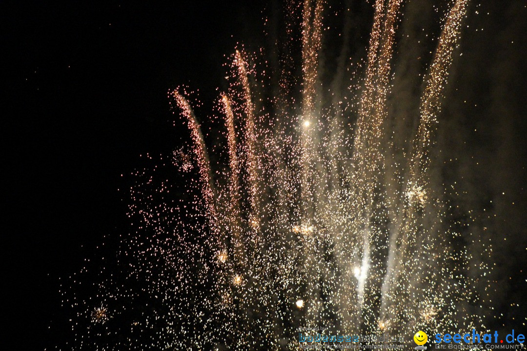 Hafenfest mit Feuerwerk: Bregenz am Bodensee, 27.08.2016