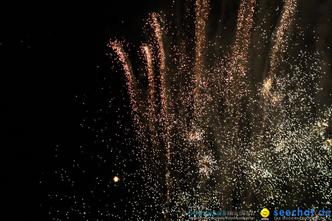 Hafenfest mit Feuerwerk: Bregenz am Bodensee, 27.08.2016