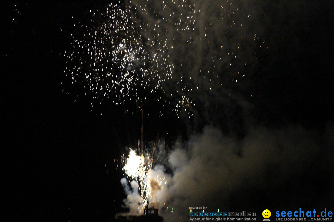 Hafenfest mit Feuerwerk: Bregenz am Bodensee, 27.08.2016