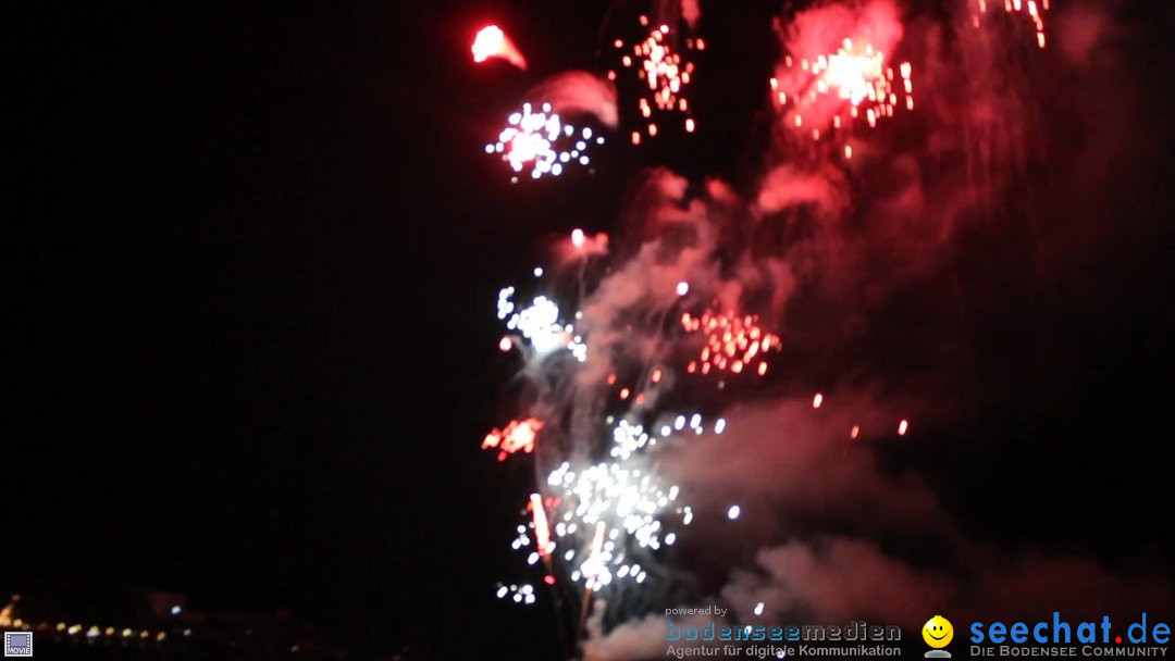 Hafenfest mit Feuerwerk: Bregenz am Bodensee, 27.08.2016