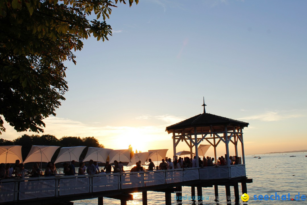 Hafenfest mit Feuerwerk: Bregenz am Bodensee, 27.08.2016