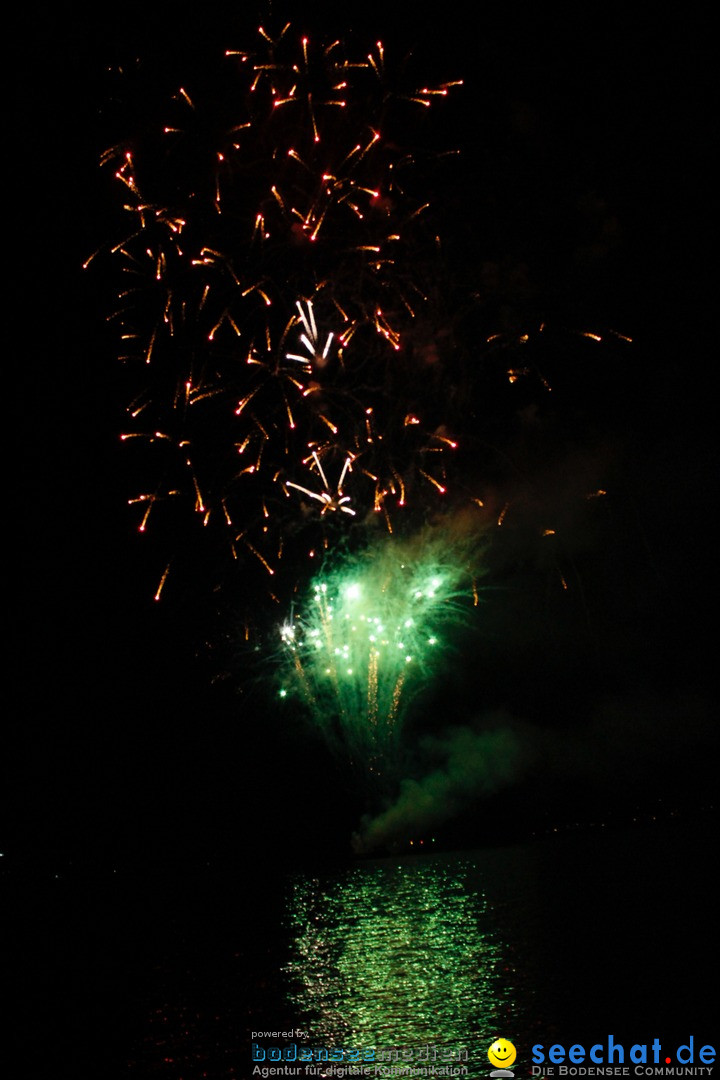 Hafenfest mit Feuerwerk: Bregenz am Bodensee, 27.08.2016