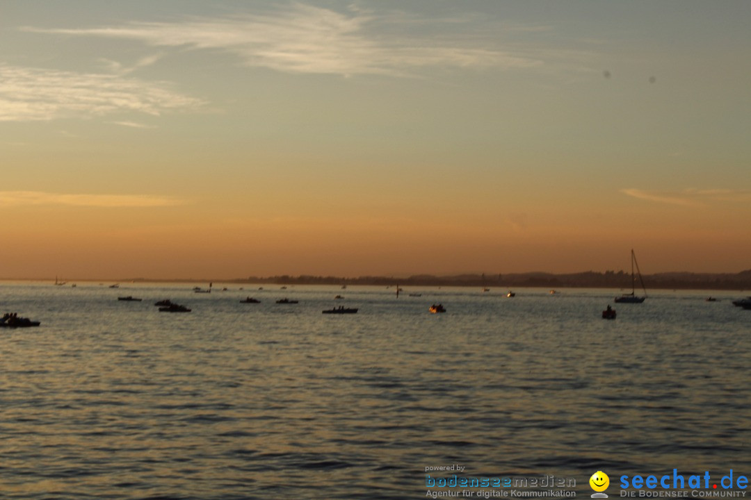 Hafenfest mit Feuerwerk: Bregenz am Bodensee, 27.08.2016