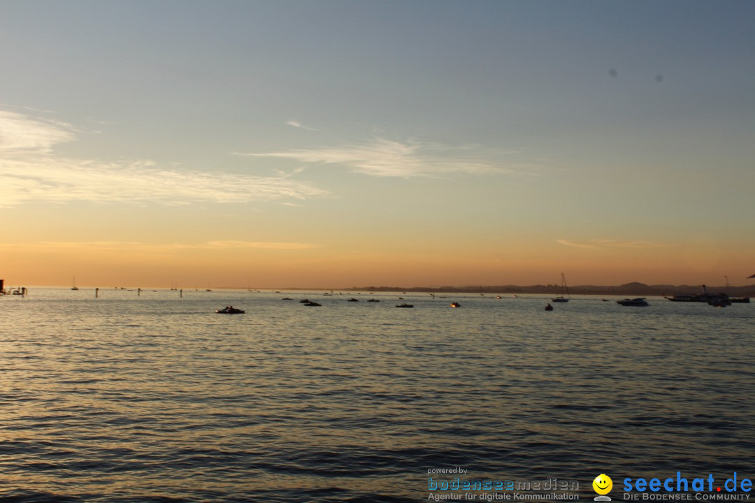 Hafenfest mit Feuerwerk: Bregenz am Bodensee, 27.08.2016