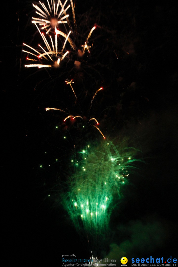 Hafenfest mit Feuerwerk: Bregenz am Bodensee, 27.08.2016