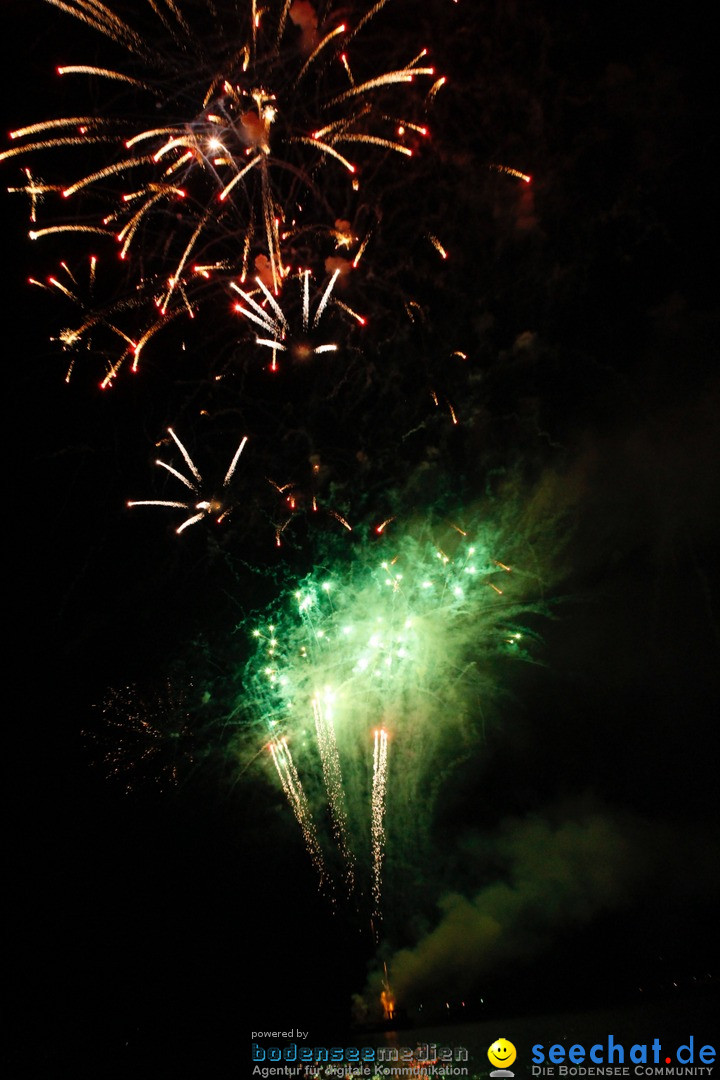 Hafenfest mit Feuerwerk: Bregenz am Bodensee, 27.08.2016