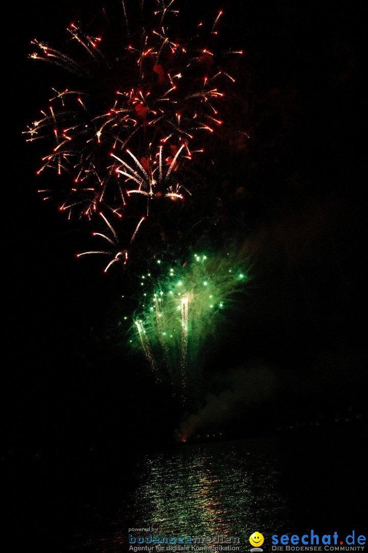 Hafenfest mit Feuerwerk: Bregenz am Bodensee, 27.08.2016