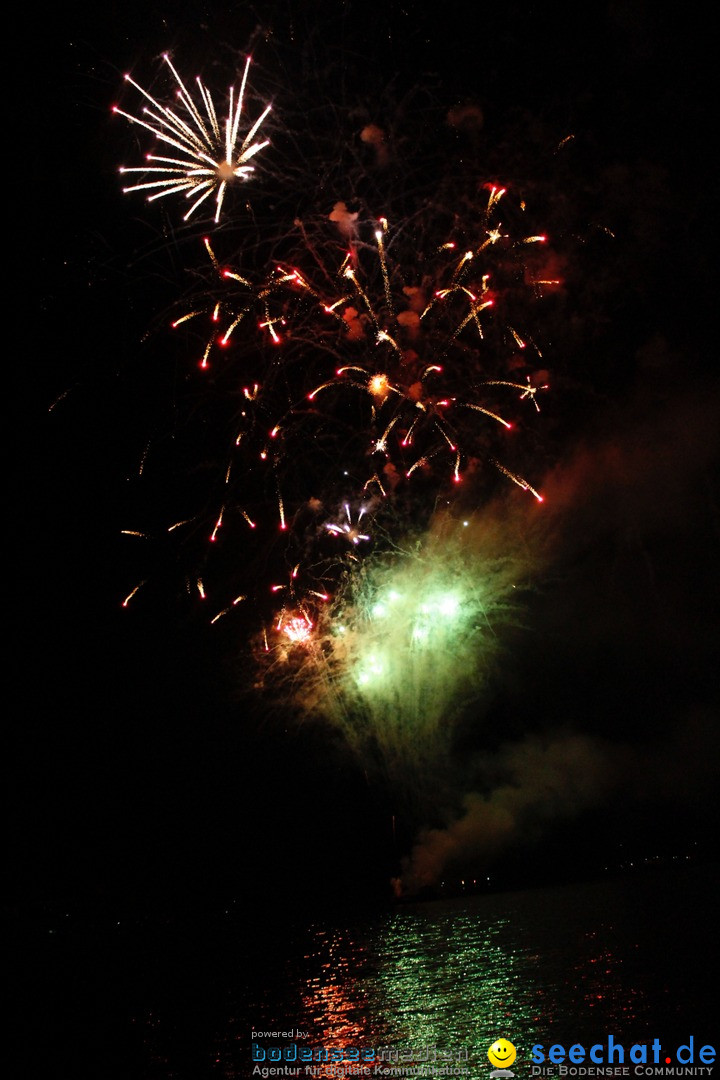 Hafenfest mit Feuerwerk: Bregenz am Bodensee, 27.08.2016