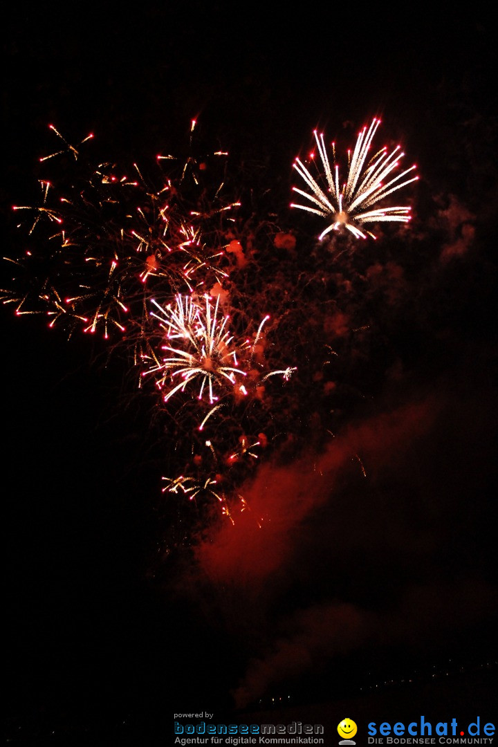 Hafenfest mit Feuerwerk: Bregenz am Bodensee, 27.08.2016