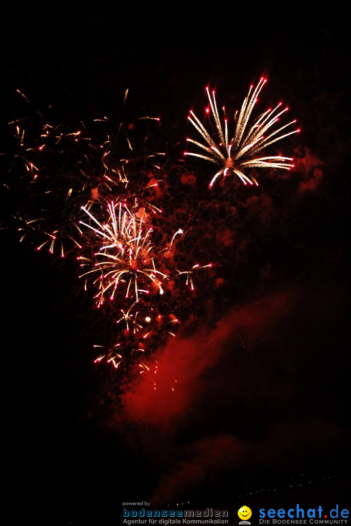 Hafenfest mit Feuerwerk: Bregenz am Bodensee, 27.08.2016