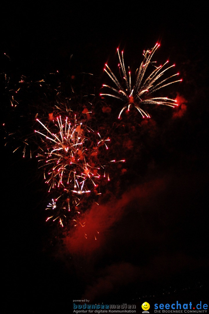 Hafenfest mit Feuerwerk: Bregenz am Bodensee, 27.08.2016