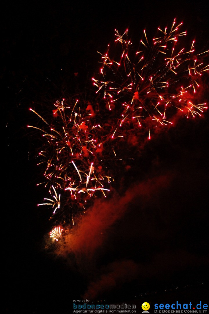 Hafenfest mit Feuerwerk: Bregenz am Bodensee, 27.08.2016