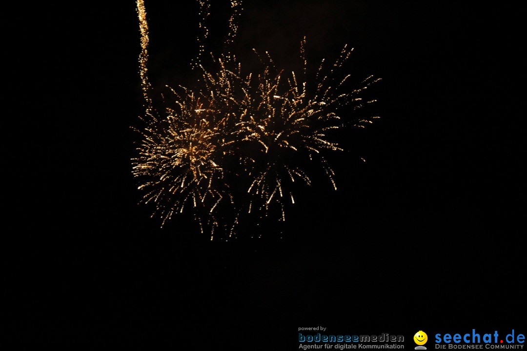 Hafenfest mit Feuerwerk: Bregenz am Bodensee, 27.08.2016