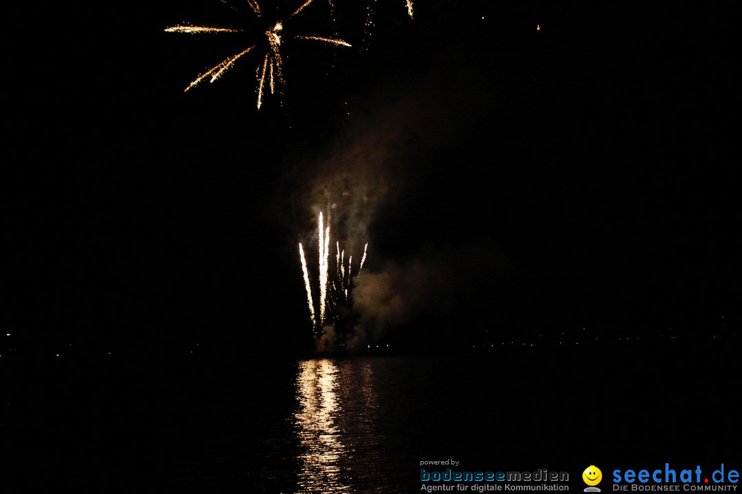 Hafenfest mit Feuerwerk: Bregenz am Bodensee, 27.08.2016