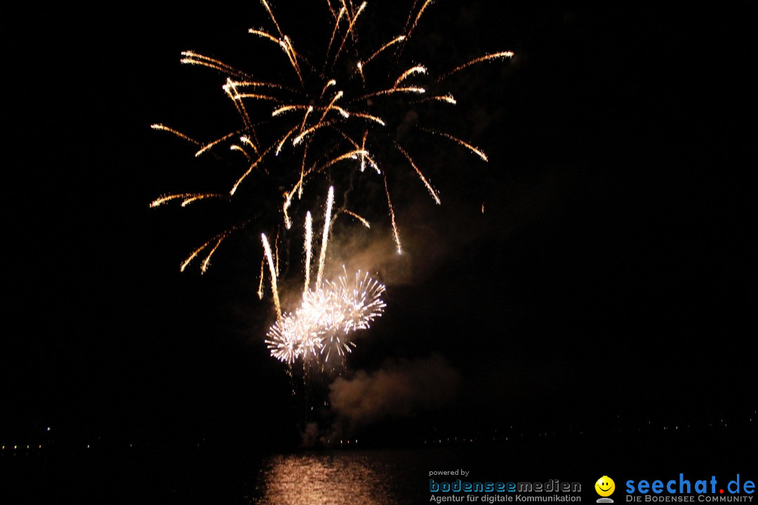 Hafenfest mit Feuerwerk: Bregenz am Bodensee, 27.08.2016