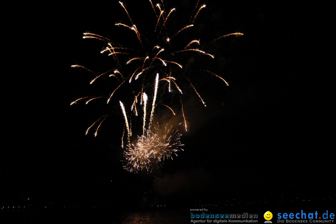 Hafenfest mit Feuerwerk: Bregenz am Bodensee, 27.08.2016