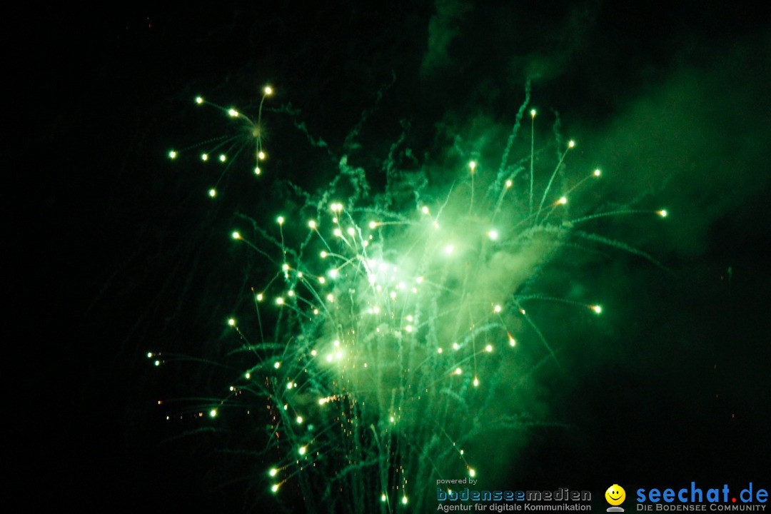 Hafenfest mit Feuerwerk: Bregenz am Bodensee, 27.08.2016