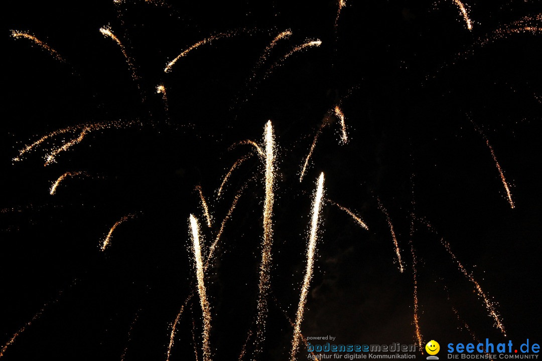 Hafenfest mit Feuerwerk: Bregenz am Bodensee, 27.08.2016