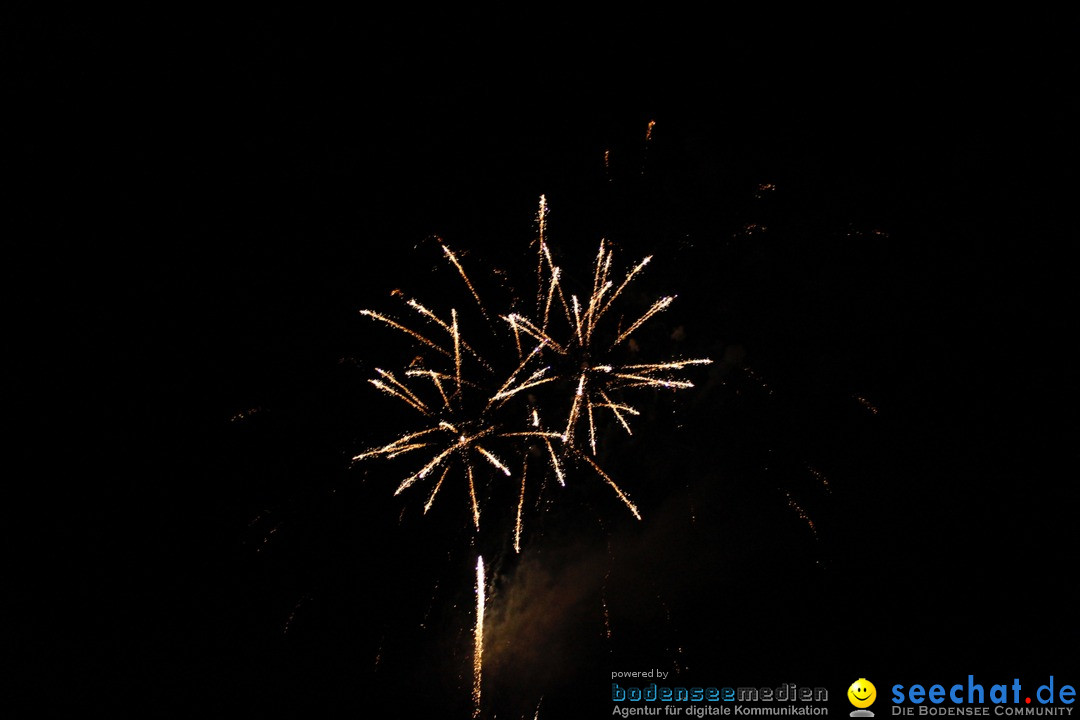 Hafenfest mit Feuerwerk: Bregenz am Bodensee, 27.08.2016