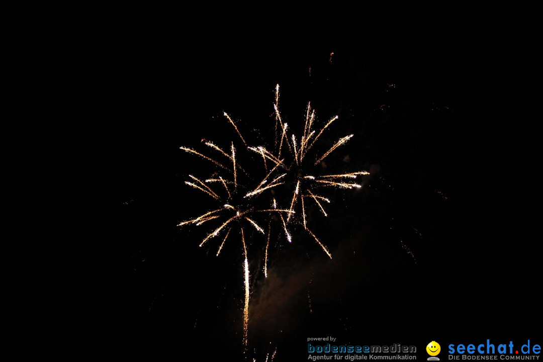 Hafenfest mit Feuerwerk: Bregenz am Bodensee, 27.08.2016