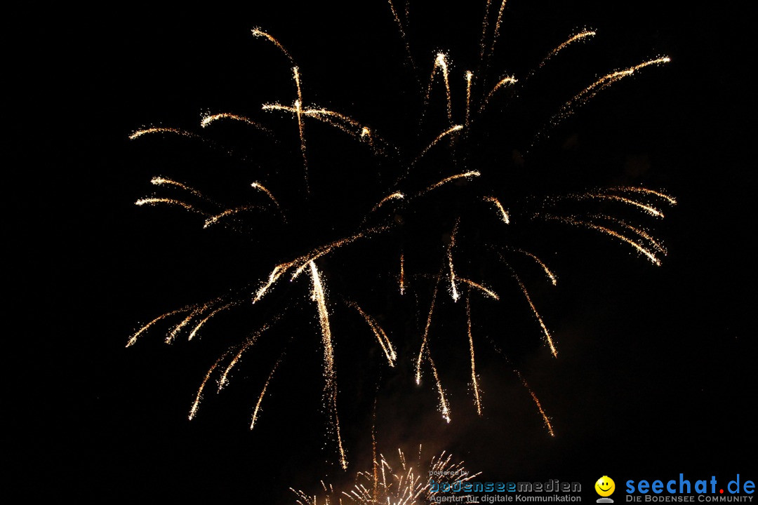 Hafenfest mit Feuerwerk: Bregenz am Bodensee, 27.08.2016