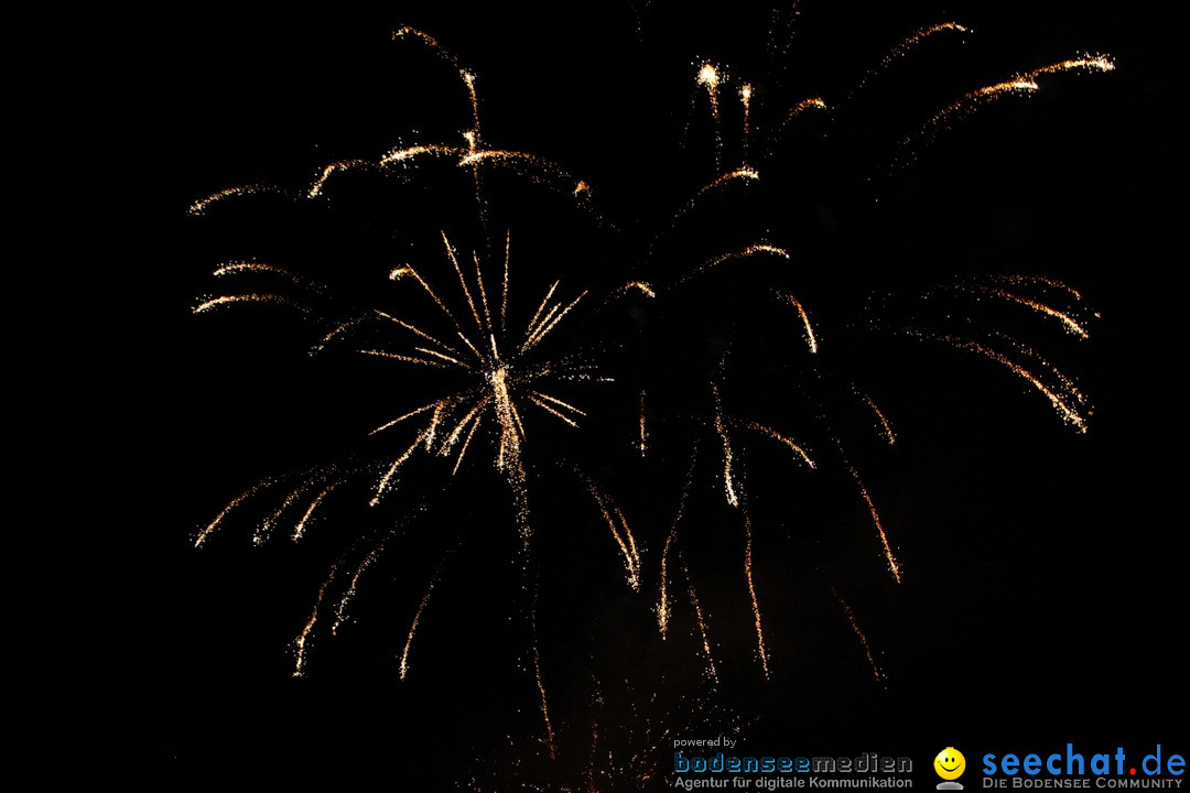 Hafenfest mit Feuerwerk: Bregenz am Bodensee, 27.08.2016