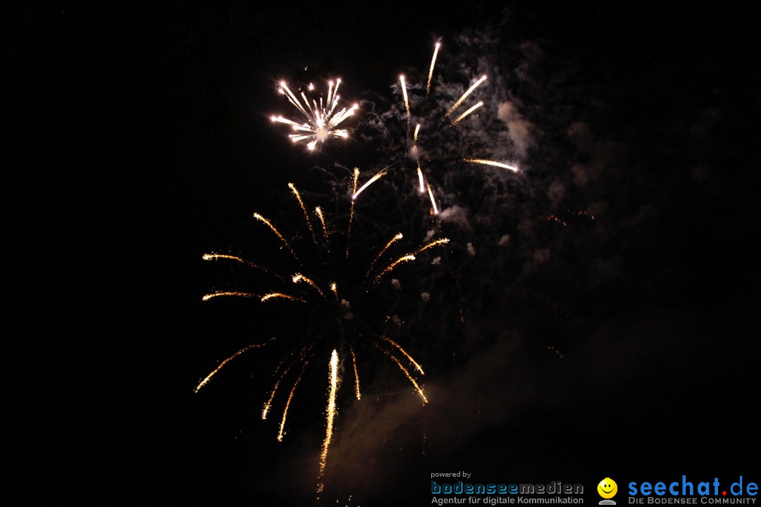 Hafenfest mit Feuerwerk: Bregenz am Bodensee, 27.08.2016