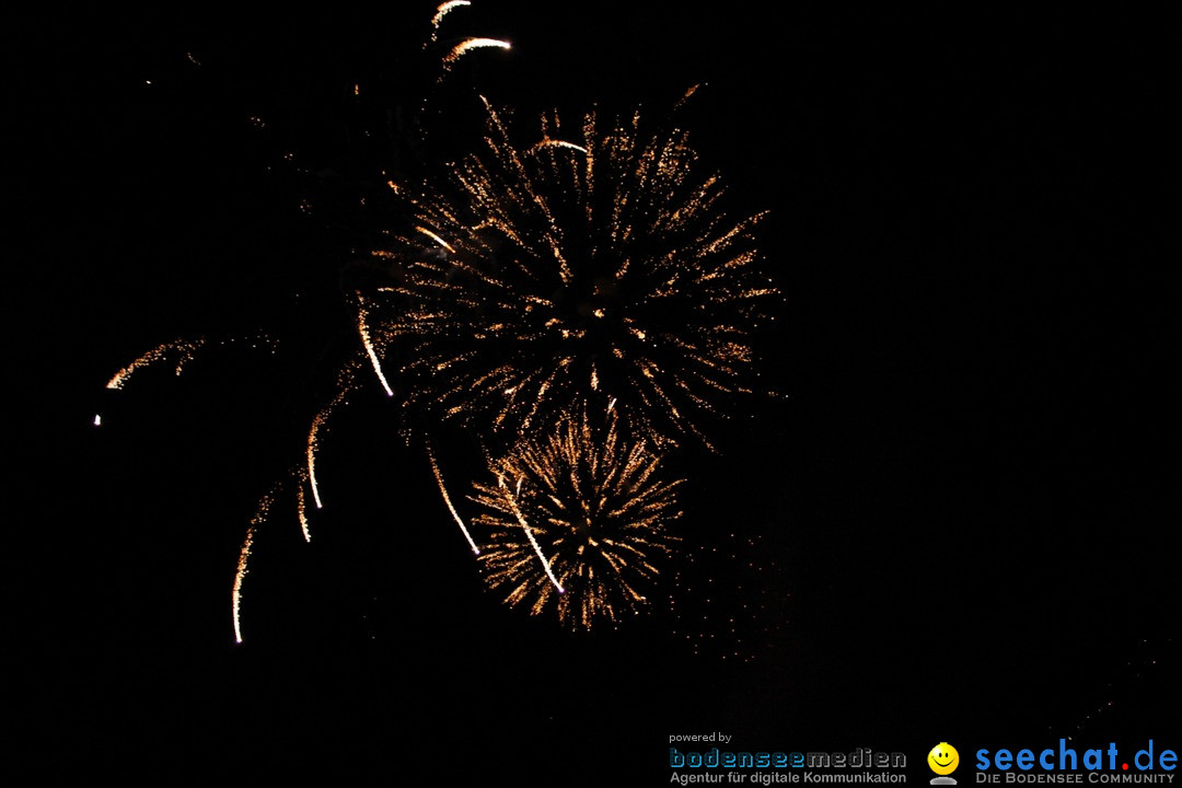 Hafenfest mit Feuerwerk: Bregenz am Bodensee, 27.08.2016