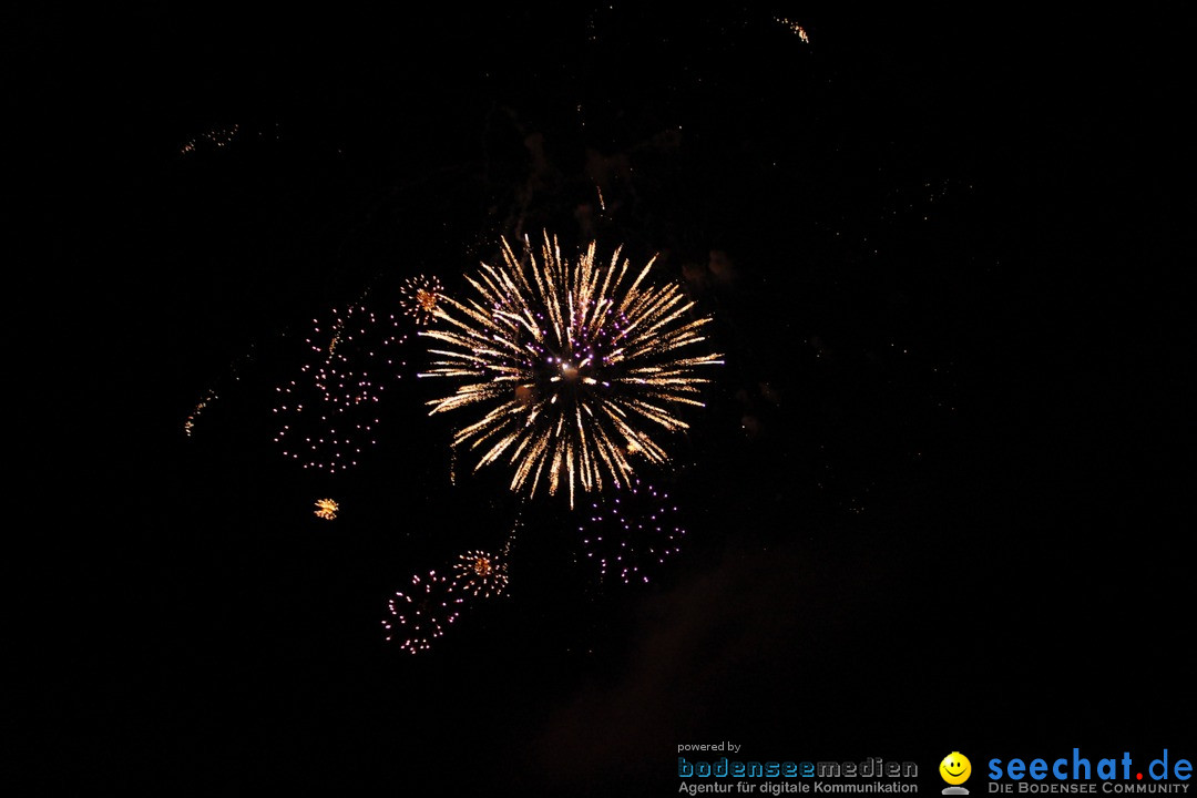 Hafenfest mit Feuerwerk: Bregenz am Bodensee, 27.08.2016